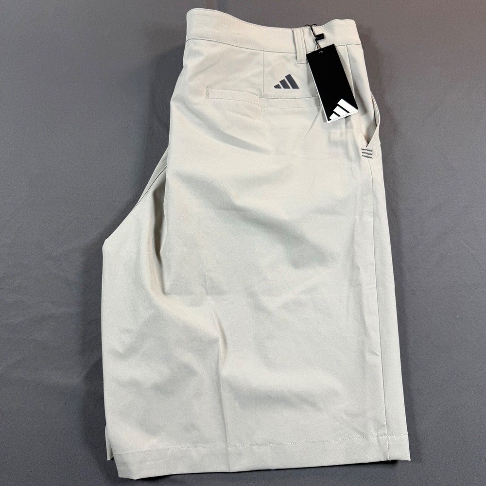 Adidas Mens Woven Golf Shorts Grey Size 38 NWT